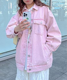 PILIT（ピリット）の「color denim　big jacket（デニムジャケット）」