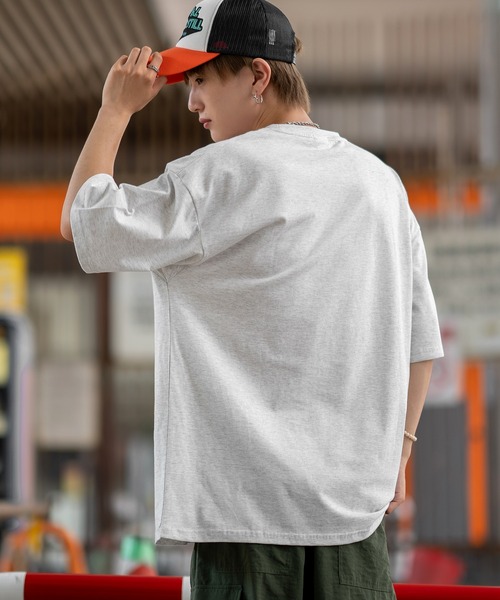 En serio TOKYO(エンソリオトーキョー)の「【SIDEWAYSTANCE】刺繍ダウナーブルドッグ半袖Tシャツ SIDE24-090(Tシャツ/カットソー・メンズ・ホワイト/ブラック/カーキ/アッシュ・SMALL/LARGE/X-LARGE/MEDIUM)」の13枚目の写真