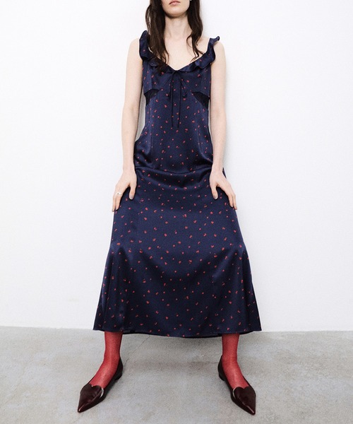 Ameri（アメリ）の「MEDI FRUIT DOT CAMISOLE DRESS（ドレス）」 - WEAR