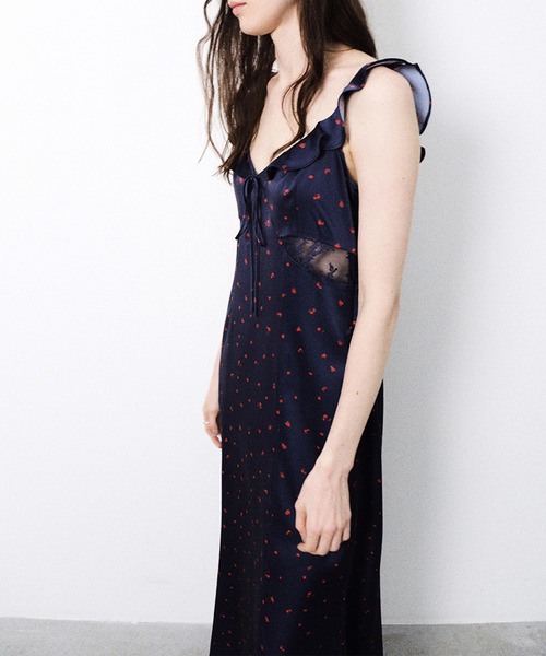Ameri（アメリ）の「MEDI FRUIT DOT CAMISOLE DRESS（ドレス）」 - WEAR