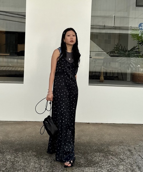 Ameri（アメリ）の「MEDI FRUIT DOT CAMISOLE DRESS（ドレス）」 - WEAR