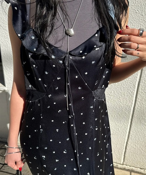 Ameri（アメリ）の「MEDI FRUIT DOT CAMISOLE DRESS（ドレス）」 - WEAR