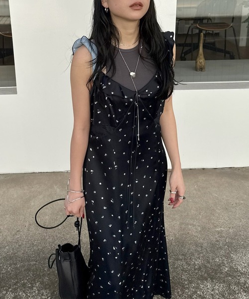 Ameri（アメリ）の「MEDI FRUIT DOT CAMISOLE DRESS（ドレス）」 - WEAR