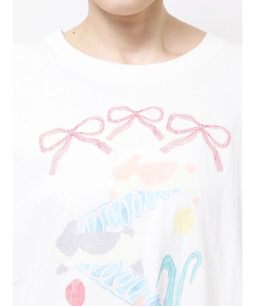 merry jenny(メリージェニー)の「うさぎのひみつ時間Tee(Tシャツ/カットソー・レディース・オフホワイト/ピンク・FREE)」の21枚目の写真