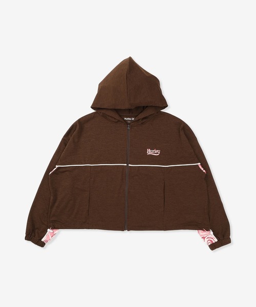 Hurley/ハーレー ジップアップ パーカー ショート丈 UVカット 吸汗速乾
