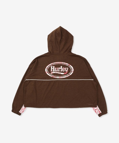Hurley (ハーレー)の「Hurley/ハーレー ジップアップ パーカー ショート丈 UVカット 吸汗速乾 耐塩素 水陸両用 セットアップ対応 WAFF261033 UT(パーカー・レディース・ブラウン/ブラック/カーキ・S/M)」の5枚目の写真