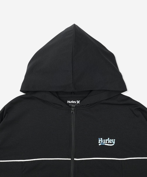 Hurley (ハーレー)の「Hurley/ハーレー ジップアップ パーカー ショート丈 UVカット 吸汗速乾 耐塩素 水陸両用 セットアップ対応 WAFF261033 UT(パーカー・レディース・ブラウン/ブラック/カーキ・S/M)」の8枚目の写真