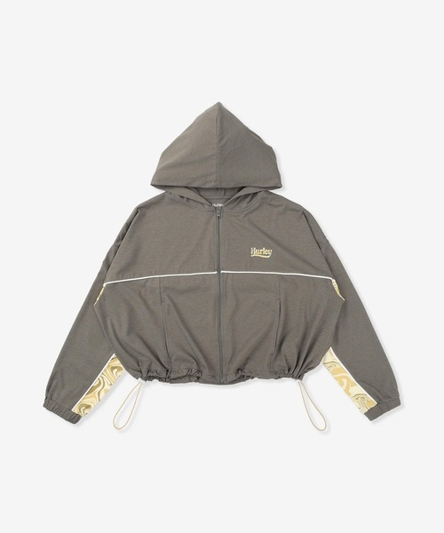 Hurley (ハーレー)の「Hurley/ハーレー ジップアップ パーカー ショート丈 UVカット 吸汗速乾 耐塩素 水陸両用 セットアップ対応 WAFF261033 UT(パーカー・レディース・ブラウン/ブラック/カーキ・S/M)」の16枚目の写真