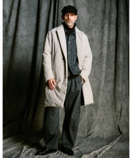 wjk(ダヴルジェイケイ)の「double breasted solid coat(その他アウター・メンズ・グレー系その他/スミクロ・SMALL/MEDIUM/LARGE/X-LARGE)」の14枚目の写真