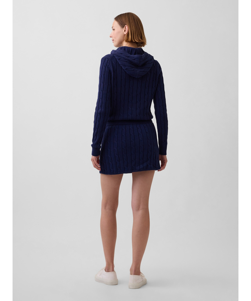 GAP(ギャップ)の「コットン100% コットンケーブルニット ミニスカート・スコート(スカート・レディース・レッド/ブルー・S/M/L/XS/XXS)」の3枚目の写真
