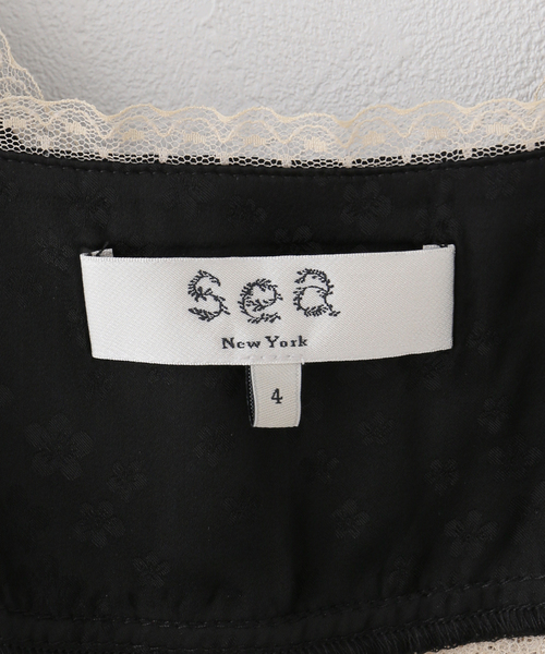 U by SPICK&SPAN（ユーバイスピックアンドスパン）の「Sea New York/シー ニューヨーク ETHEL SOLID MINI DRESS（ワンピース・レディース・ブラック・4）」の7枚目の写真