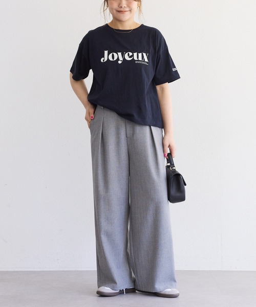 PUAL CE CIN(ピュアルセシン)の「【F&B】オーガニックコットンガーゼTシャツ(Tシャツ/カットソー・レディース・オフホワイト/ベージュ/ネイビー・FREE)」の18枚目の写真