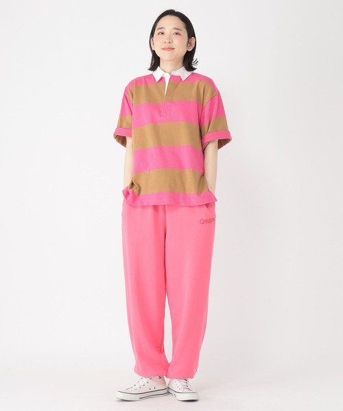 studio CLIP(スタディオクリップ)の「【Limited Line】半袖ラガーシャツ(Tシャツ/カットソー・レディース・レッド/ピンク/ベージュ・FREE)」の14枚目の写真