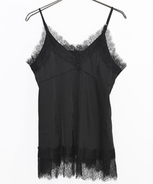 DAESE TOKYO（デセトウキョウ）の「『DAESE TOKYO/デセトウキョウ』ライトサテン レース付きミドルキャミソール（キャミソール）」