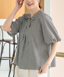 Honeys（ハニーズ）の「【ハニさら・接触冷感】バルーン袖ブラウス（シャツ/ブラウス）」