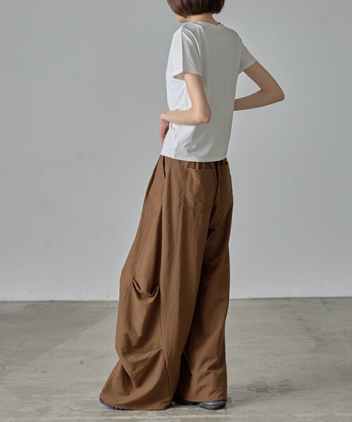 goocy(グーシー)の「【抗菌防臭・冷感】半袖T(Tシャツ/カットソー・レディース・ブルー/ブラック/ホワイト/ブラウン・FREE)」の8枚目の写真