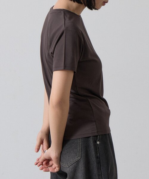 goocy(グーシー)の「【抗菌防臭・冷感】半袖T(Tシャツ/カットソー・レディース・ブルー/ブラック/ホワイト/ブラウン・FREE)」の21枚目の写真