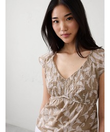 BANANA REPUBLIC FACTORY STORE | BANANA REPUBLIC FACTORY STORE ピンタック エンパイア トップス(シャツ/ブラウス)