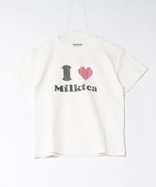 WEGO(ウィゴー)の「アイラブタイトロゴTシャツ/カットソー(Tシャツ/カットソー・レディース・ホワイト・MEDIUM/LARGE)」の12枚目の写真