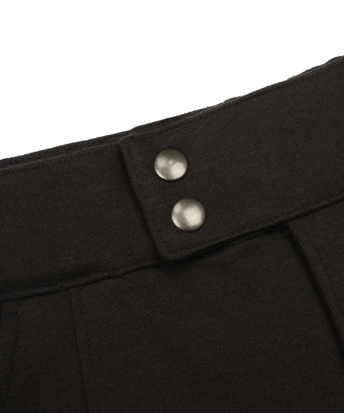 NINEZ(ナインゼット)の「レザーパッチショーツ (2カラー)(その他パンツ・レディース・チャコール/ブラック・SMALL/MEDIUM)」の9枚目の写真
