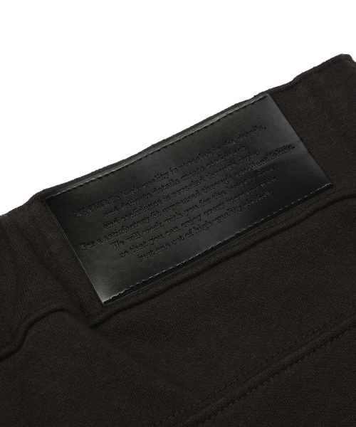 NINEZ(ナインゼット)の「レザーパッチショーツ (2カラー)(その他パンツ・レディース・チャコール/ブラック・SMALL/MEDIUM)」の8枚目の写真