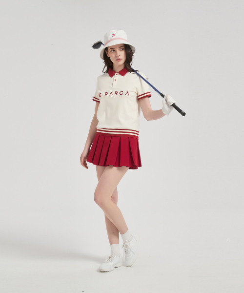 E.PARCA(イパルカ)の「クルリスプリーツスカート(スカート・レディース・レッド・X-SMALL/MEDIUM/LARGE/SMALL)」の6枚目の写真