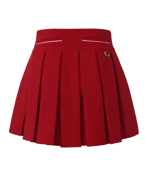 E.PARCA(イパルカ)の「クルリスプリーツスカート(スカート・レディース・レッド・X-SMALL/MEDIUM/LARGE/SMALL)」の9枚目の写真