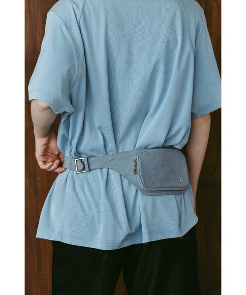 Knuth Marf(クヌースマーフ)の「utility belt bag(ボディバッグ/ウエストポーチ・レディース・ブルー/ブラウン・ONE SIZE)」の7枚目の写真