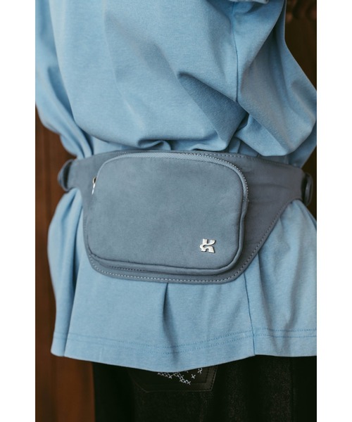 Knuth Marf(クヌースマーフ)の「utility belt bag(ボディバッグ/ウエストポーチ・レディース・ブルー/ブラウン・ONE SIZE)」の12枚目の写真