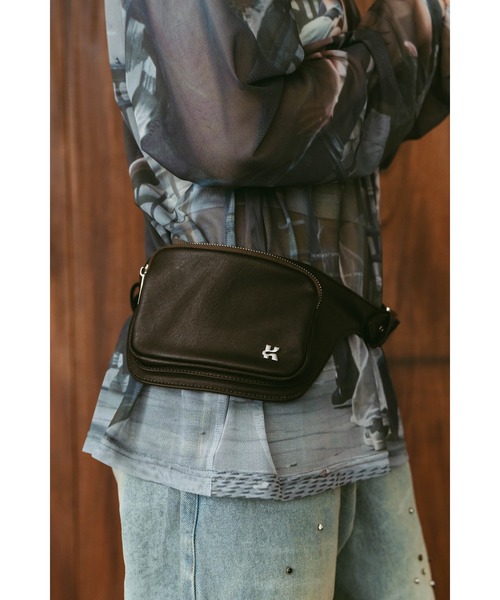 Knuth Marf(クヌースマーフ)の「utility belt bag(ボディバッグ/ウエストポーチ・レディース・ブルー/ブラウン・ONE SIZE)」の18枚目の写真