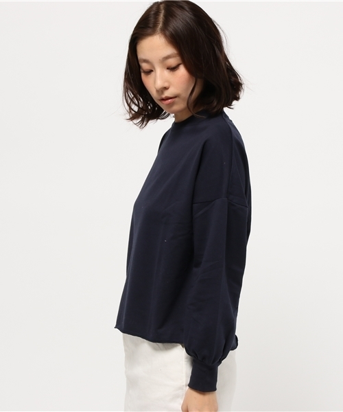 GLOBAL WORK(グローバルワーク)の「ウラケソデボリュームプルオーバー長袖/710769(Tシャツ/カットソー・レディース・ライトピンク/グレー/オフホワイト/ネイビー・SMALL/LARGE/MEDIUM)」の6枚目の写真