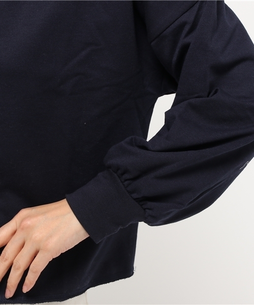 GLOBAL WORK(グローバルワーク)の「ウラケソデボリュームプルオーバー長袖/710769(Tシャツ/カットソー・レディース・ライトピンク/グレー/オフホワイト/ネイビー・SMALL/LARGE/MEDIUM)」の9枚目の写真