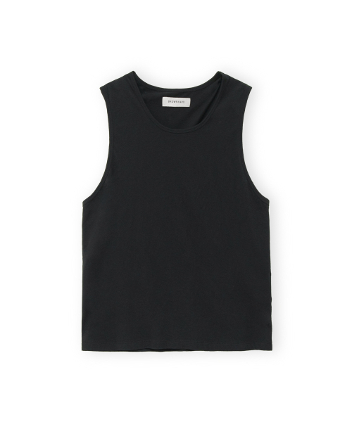 BROWNYARD(ブラウンヤード)の「リラックススリーブレス、ブラック(Tシャツ/カットソー・メンズ・その他・3/4/5/6)」の1枚目の写真