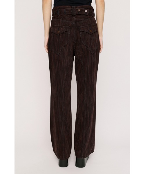 SLY(スライ)の「L/W STRIPE CLOLOR STRAIGHT PT ローウエストストライプカラーストレートパンツ 夏服(デニムパンツ・レディース・パープル系その他・2/1/0)」の7枚目の写真