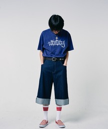 EFFECTEN（エフェクテン）の「【EFFECTEN】Denim wide short pants（デニムパンツ）」