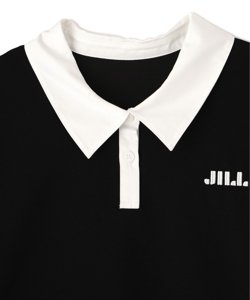 JILL by JILL STUART(ジルバイジルスチュアート)の「半袖ダイバーバルーンセットアップ(ワンピース・レディース・ベージュ/ブラック・FREE)」の15枚目の写真