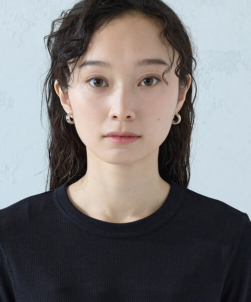 COMME CA ISM(コムサイズム)の「シアー テレコTシャツ(Tシャツ/カットソー・レディース・ブラック/ホワイト・LARGE/MEDIUM)」の17枚目の写真