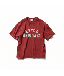EXTRAORDINARY（エクストラオーディナリー）の「PIGMENT RANCH POCKET TEE RED（Tシャツ/カットソー）」
