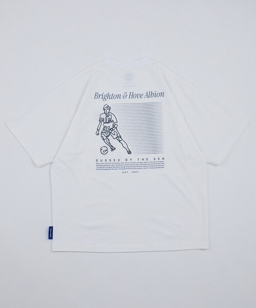 FREAK'S STORE(フリークスストア)の「BHA SEAGULLS PLAYER LINE TEE(Tシャツ/カットソー・メンズ・ホワイト/ブルー/チャコールグレー・MEDIUM/LARGE/X-LARGE)」の17枚目の写真