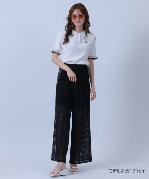 MARY QUANT(マリークワント)の「デイジーラインレース パンツ(その他パンツ・レディース・ブルー/ホワイト/ブラック・M)」の14枚目の写真