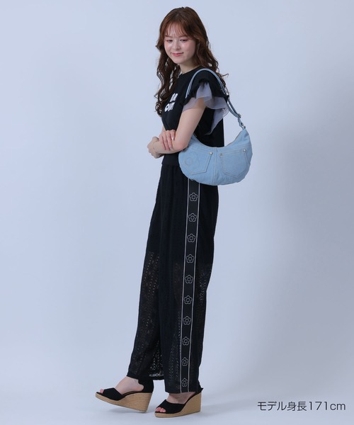 MARY QUANT(マリークワント)の「デイジーラインレース パンツ(その他パンツ・レディース・ブルー/ホワイト/ブラック・M)」の13枚目の写真
