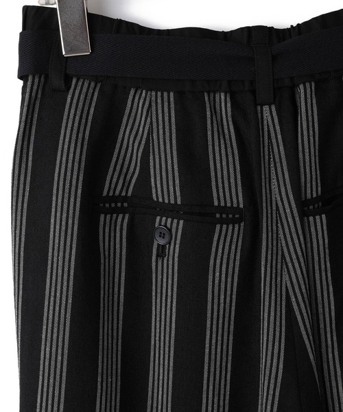 ADAM ET ROPE'(アダムエロペ)の「ストライプイージーパンツ(その他パンツ・レディース・サックスブルー/ブラック系その他・38/36)」の8枚目の写真