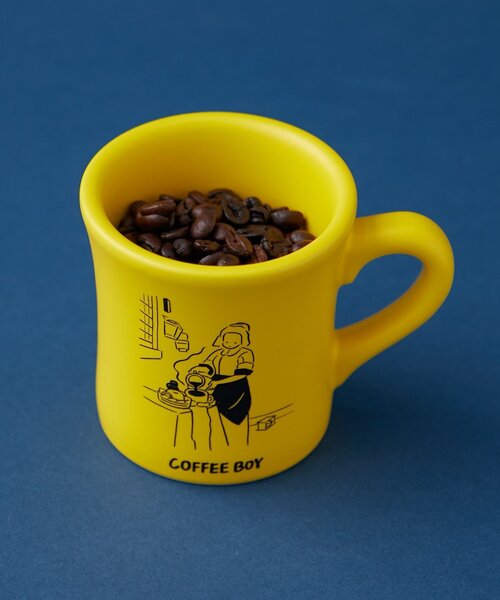 BIRTHDAY BAR(バースデイバー)の「【COFFEE BOY×BIRTHDAY BAR】マグカップ(グラス/マグカップ/タンブラー・レディース・ブルー/オレンジ/イエロー・0)」の2枚目の写真