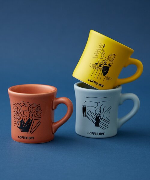 BIRTHDAY BAR(バースデイバー)の「【COFFEE BOY×BIRTHDAY BAR】マグカップ(グラス/マグカップ/タンブラー・レディース・ブルー/オレンジ/イエロー・0)」の9枚目の写真