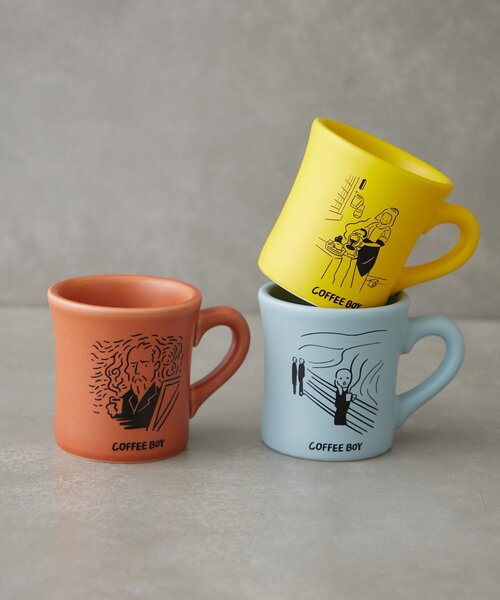 BIRTHDAY BAR(バースデイバー)の「【COFFEE BOY×BIRTHDAY BAR】マグカップ(グラス/マグカップ/タンブラー・レディース・ブルー/オレンジ/イエロー・0)」の5枚目の写真
