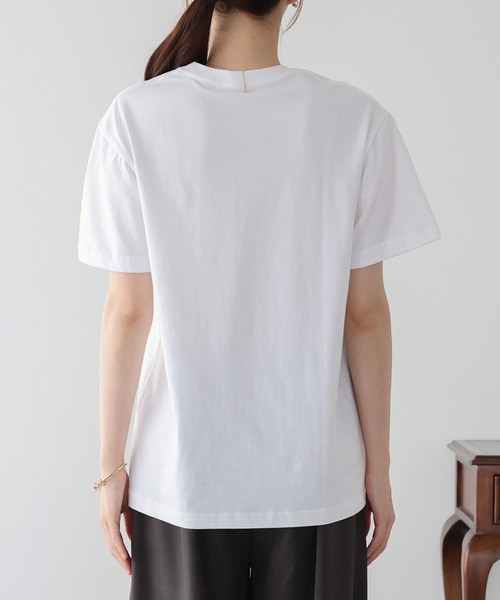 BLUEEAST(ブルーイースト)の「グラフィックプリントTシャツ(Tシャツ/カットソー・レディース・ネイビー/ホワイト・MEDIUM)」の16枚目の写真