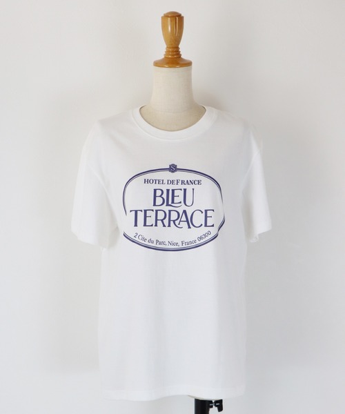 BLUEEAST(ブルーイースト)の「グラフィックプリントTシャツ(Tシャツ/カットソー・レディース・ネイビー/ホワイト・MEDIUM)」の17枚目の写真