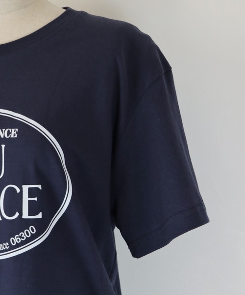 BLUEEAST(ブルーイースト)の「グラフィックプリントTシャツ(Tシャツ/カットソー・レディース・ネイビー/ホワイト・MEDIUM)」の21枚目の写真