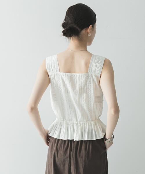 URBAN RESEARCH(アーバンリサーチ)の「インドピンタックレースブラウス(シャツ/ブラウス・レディース・オフホワイト/ブラック/ピンク・FREE)」の8枚目の写真