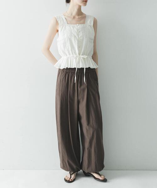 URBAN RESEARCH(アーバンリサーチ)の「インドピンタックレースブラウス(シャツ/ブラウス・レディース・オフホワイト/ブラック/ピンク・FREE)」の9枚目の写真